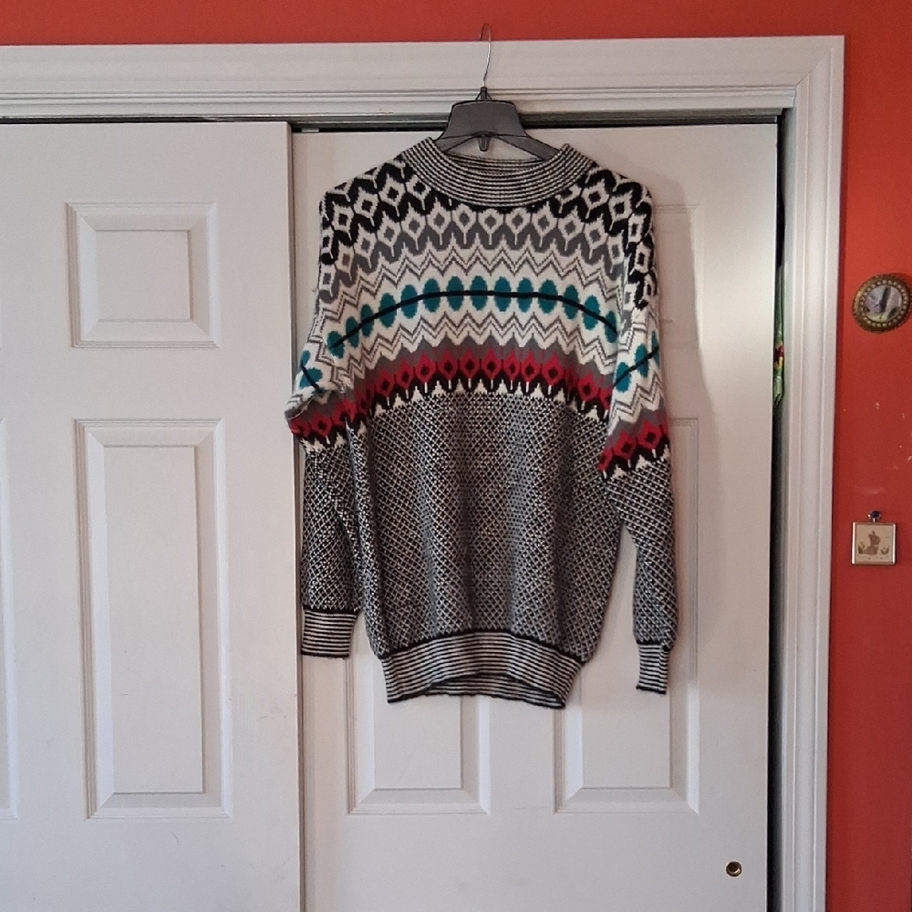 Mexx Multicolor Geometric Crewneck Sweater
